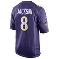 Custom #8 Purple BAL Football Shirt Top
