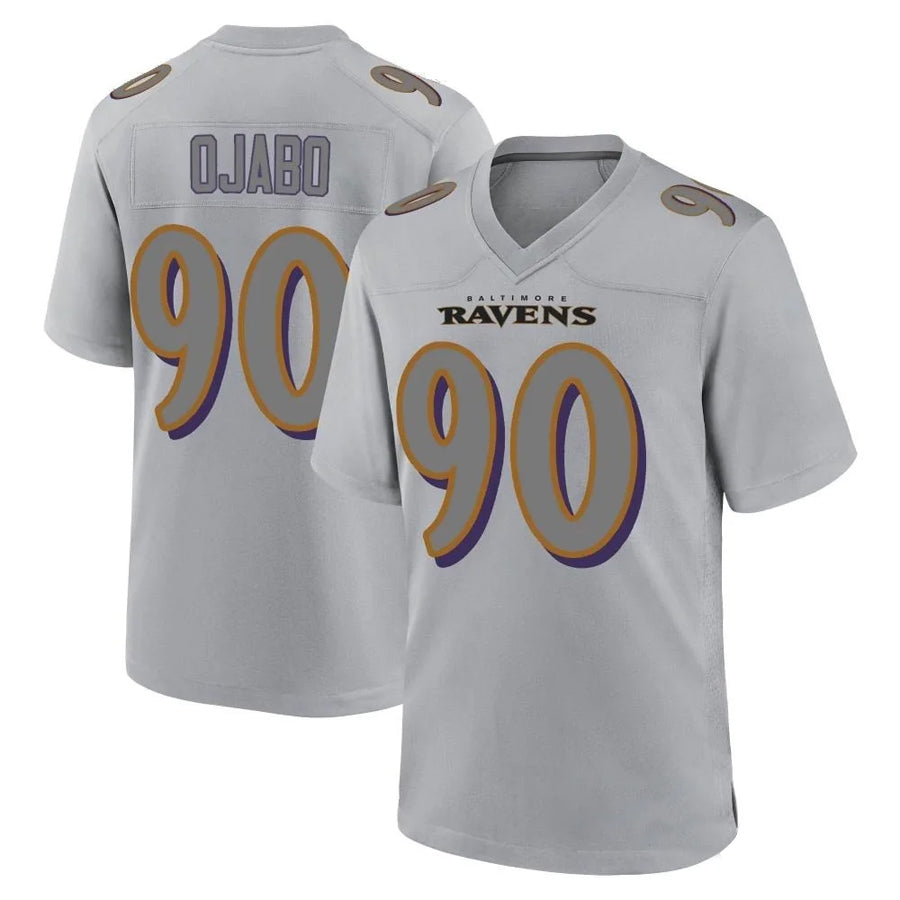 Custom #90 Gray BAL Football Shirt Top