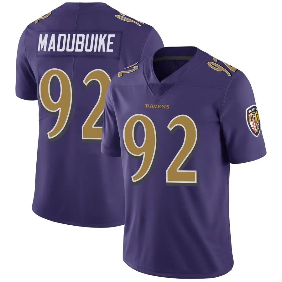 Custom #92 Purple BAL Football Shirt Top