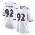 Custom #92 White BAL Football Shirt Top