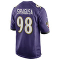 Custom #98 Purple BAL Football Shirt Top