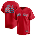 Custom #66 Red BOS Baseball Shirt Top