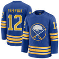 Custom #12 Royal BUF Hockey Shirt Top