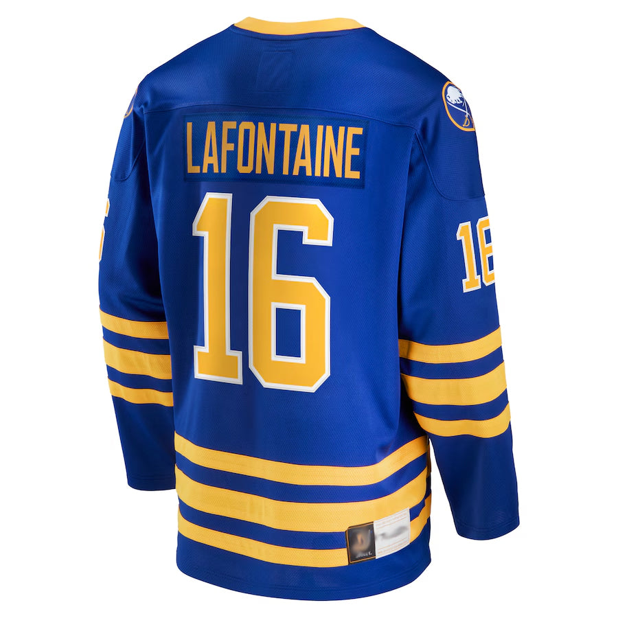 Custom #16 Royal BUF Hockey Shirt Top