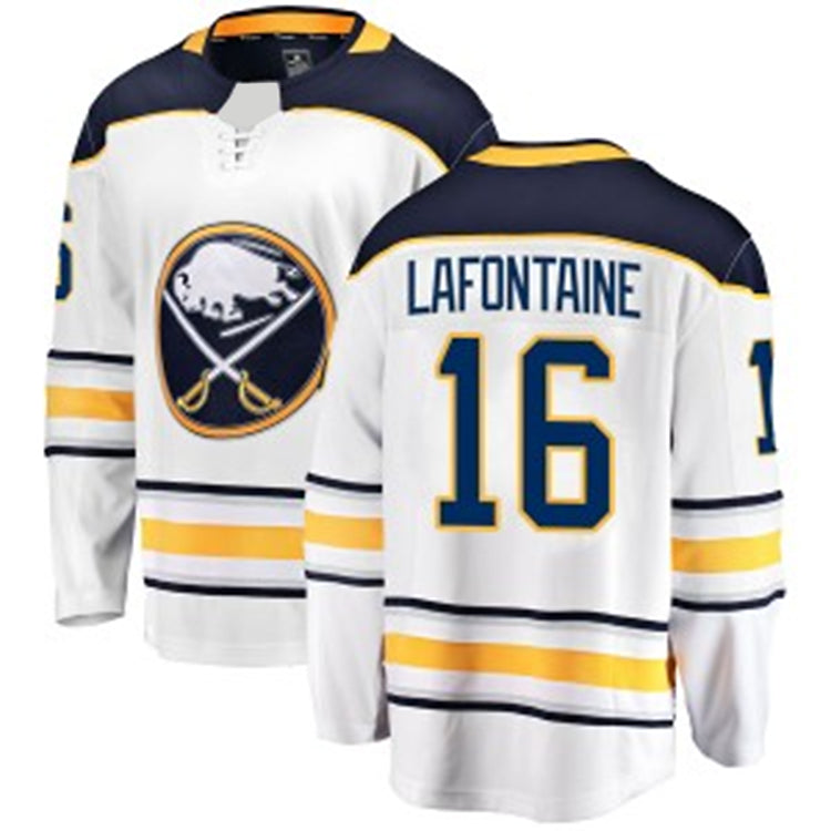 Custom #16 White BUF Hockey Shirt Top