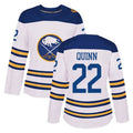 Custom #22 White BUF Hockey Shirt Top