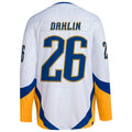 Custom #26 White Retro BUF Hockey Shirt Top