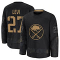 Custom #27 Black BUF Hockey Shirt Top