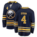 Custom #4 Navy BUF Hockey Shirt Top
