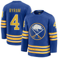 Custom #4 Royal BUF Hockey Shirt Top