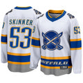 Custom #53 White BUF Hockey Shirt Top