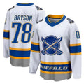 Custom #78 White BUF Hockey Shirt Top