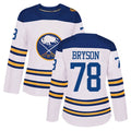 Custom #78 White BUF Hockey Shirt Top