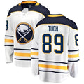 Custom #89 White BUF Hockey Shirt Top