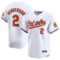 Custom #2 White BAL Baseball Shirt Top