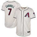 Custom #7 White ARI Baseball Shirt Top