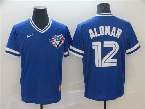 Custom #0 ALOMAR Retro Stitched Baseball Jersey - Classic Edition