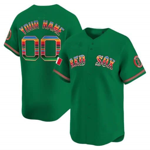 Custom Boston Red Sox Mexico Vapor Premier Limited¨C All Stitched Baseball Jersey