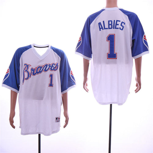 Custom #0 ALBIES Retro Stitched Baseball Jersey - Classic Edition