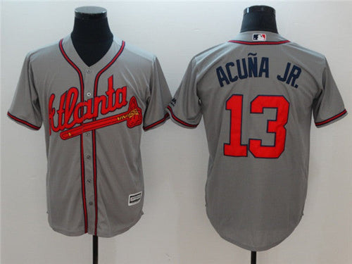 Custom #0 ACUNA Retro Stitched Baseball Jersey - Classic Edition