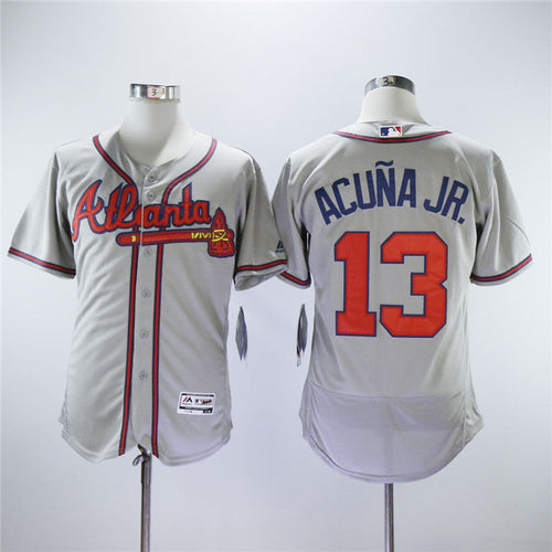 Custom #0 ACUNA Retro Stitched Baseball Jersey - Classic Edition