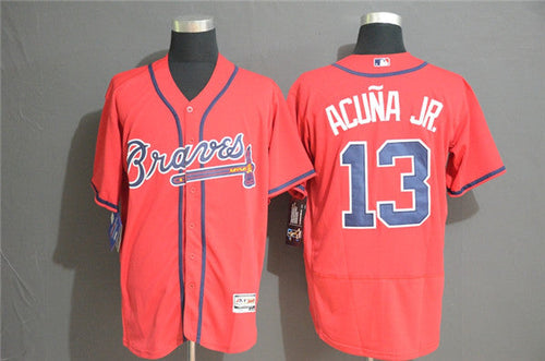 Custom #0 ACUNA Retro Stitched Baseball Jersey - Classic Edition