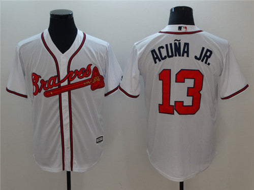 Custom #0 ACUNA Retro Stitched Baseball Jersey - Classic Edition