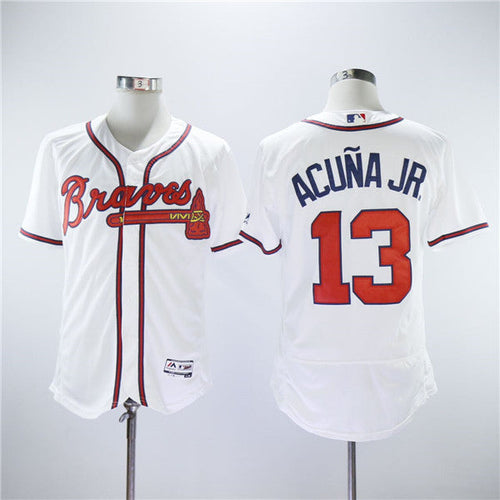 Custom #0 ACUNA Retro Stitched Baseball Jersey - Classic Edition