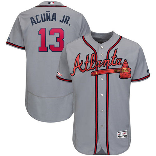 Custom #0 ACUNA Retro Stitched Baseball Jersey - Classic Edition