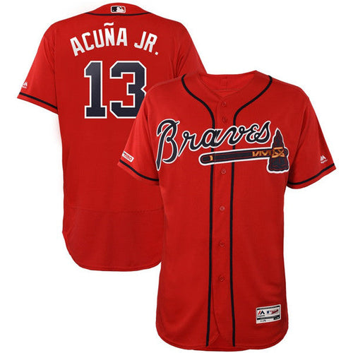 Custom #0 ACUNA Retro Stitched Baseball Jersey - Classic Edition