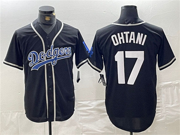 Custom #17 Black LAD Baseball Shirt Top