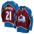Custom #21 Burgundy COL Hockey Shirt Top