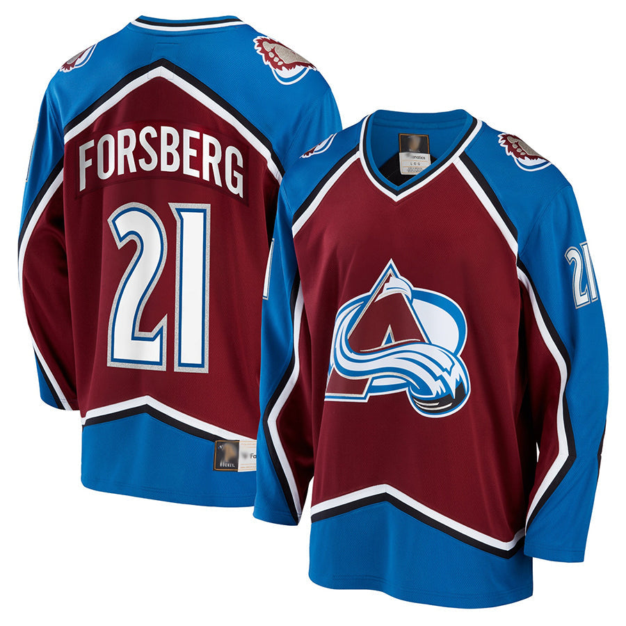 Custom #21 Burgundy COL Hockey Shirt Top