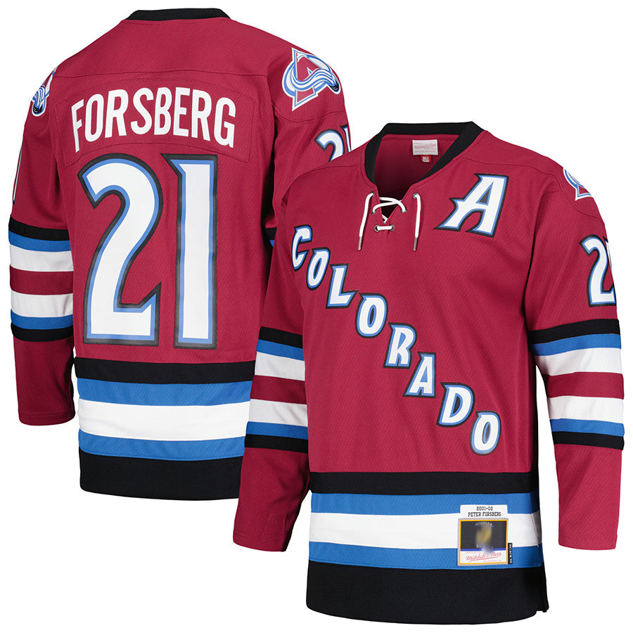 Custom #21 Blue COL Hockey Shirt Top