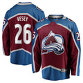 Custom #26 Burgundy COL Hockey Shirt Top