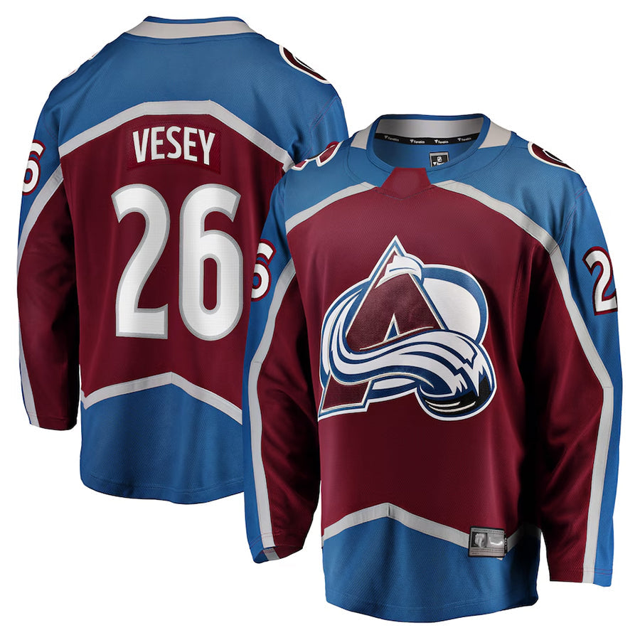 Custom #26 Burgundy COL Hockey Shirt Top