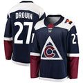 Custom #27 Navy COL Hockey Shirt Top