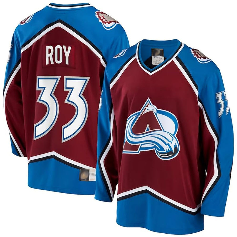 Custom #33 Red COL Hockey Shirt Top