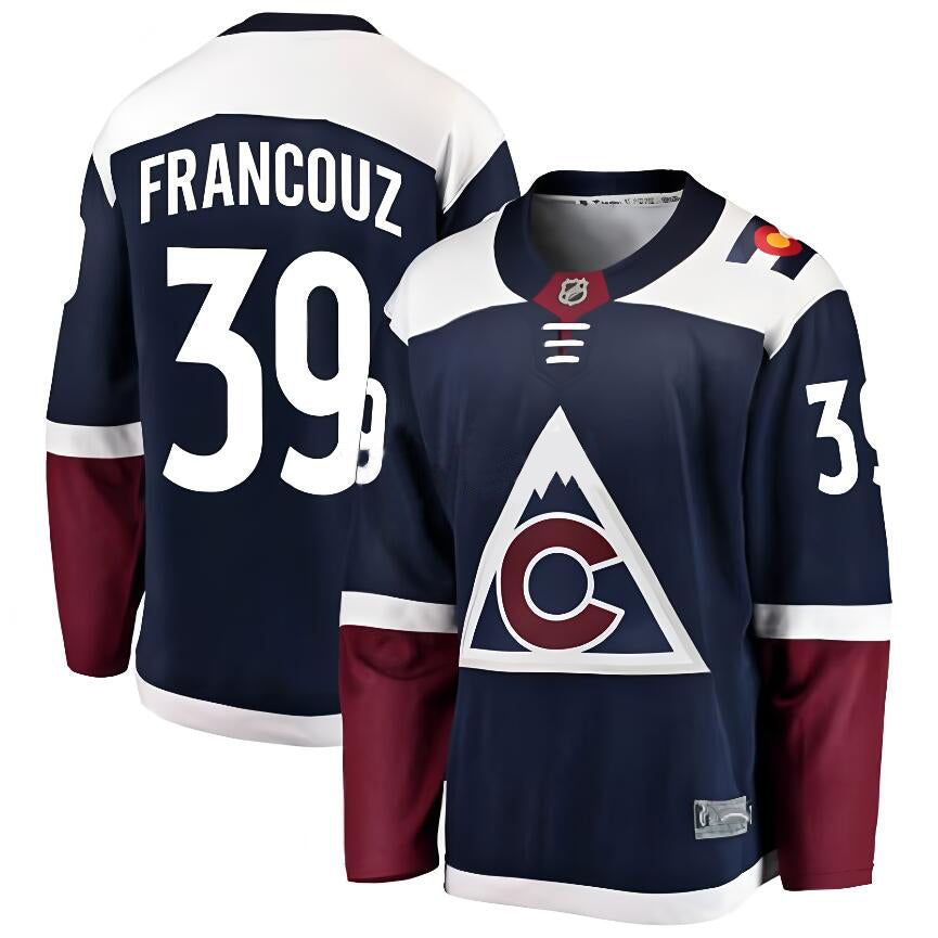 Custom #39 Navy COL Hockey Shirt Top