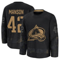 Custom #42 Black COL Hockey Shirt Top