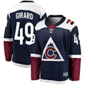 Custom #49 Navy COL Hockey Shirt Top