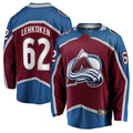 Custom #62 COL Hockey Shirt Top