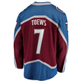 Custom #7 Burgundy COL Hockey Shirt Top