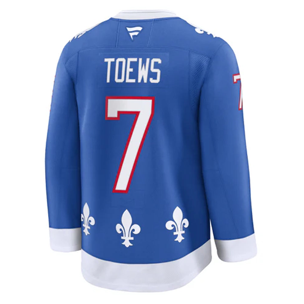 Custom #7 Blue COL Hockey Shirt Top