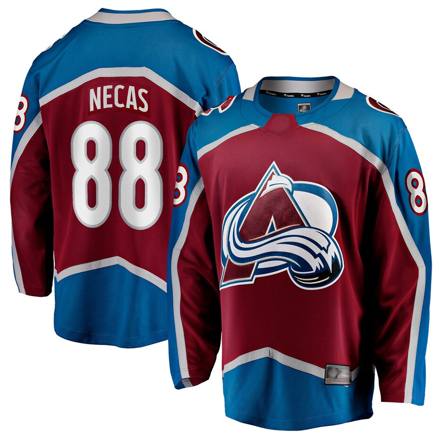 Custom #88 Burgundy COL Hockey Shirt Top