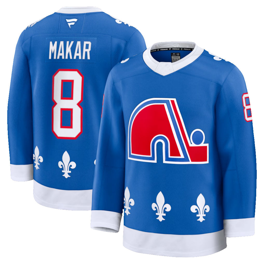 Custom #8 Blue COL Hockey Shirt Top