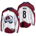 Custom #8 White COL Hockey Shirt Top
