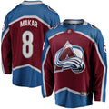 Custom #8 Maroon COL Hockey Shirt Top