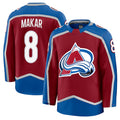 Custom #8 Burgundy COL Hockey Shirt Top