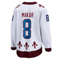 Custom #8 White COL Hockey Shirt Top